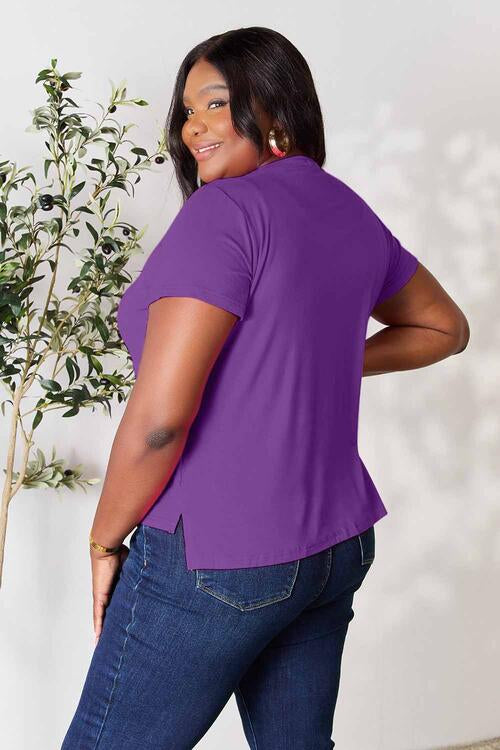 Basic Bae Full Size Round Neck Short Sleeve T-Shirt - 7 Color Options!