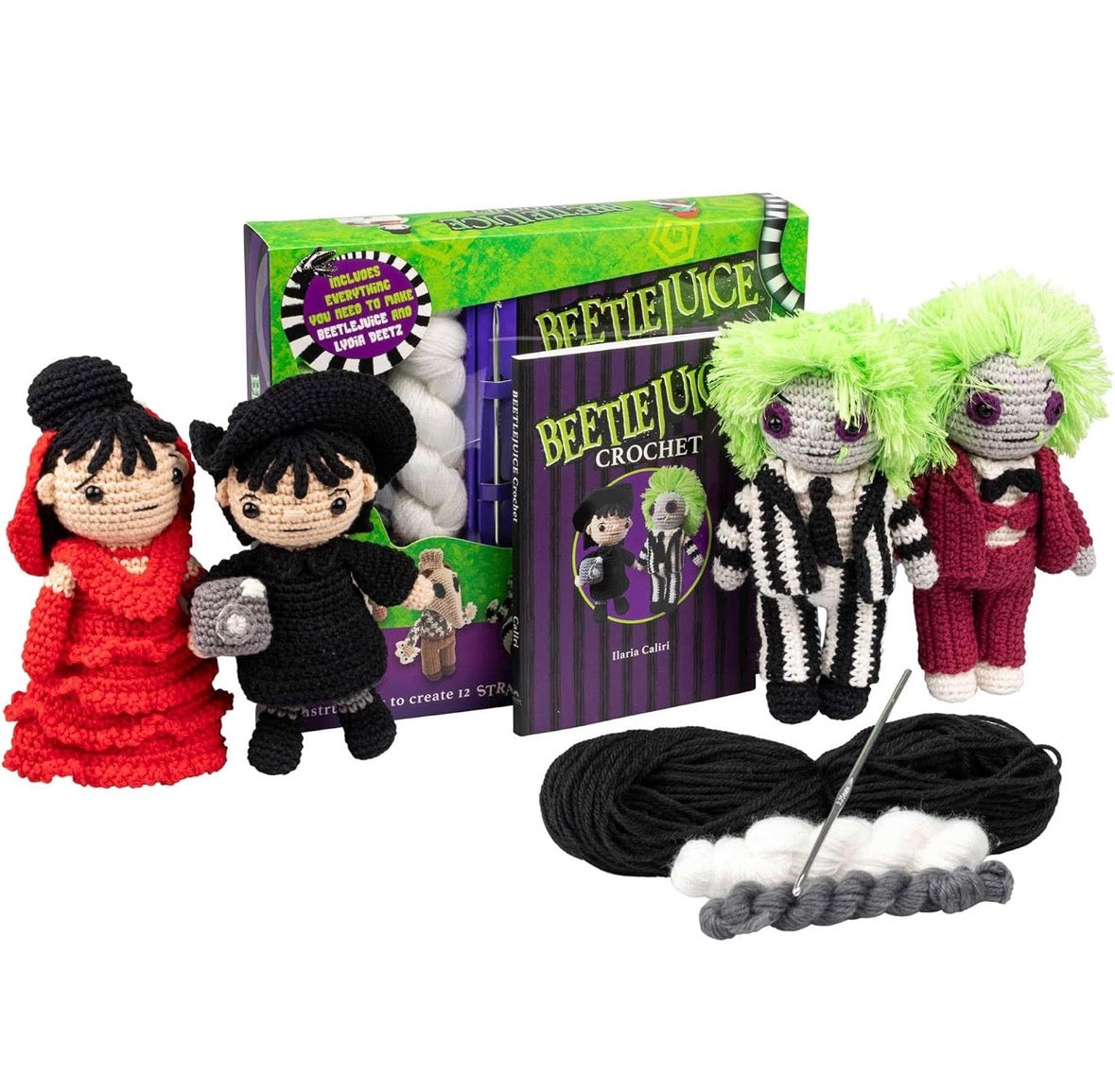 Damaged Box SPECIAL - Beetlejuice & Lydia Deetz Crochet Kit