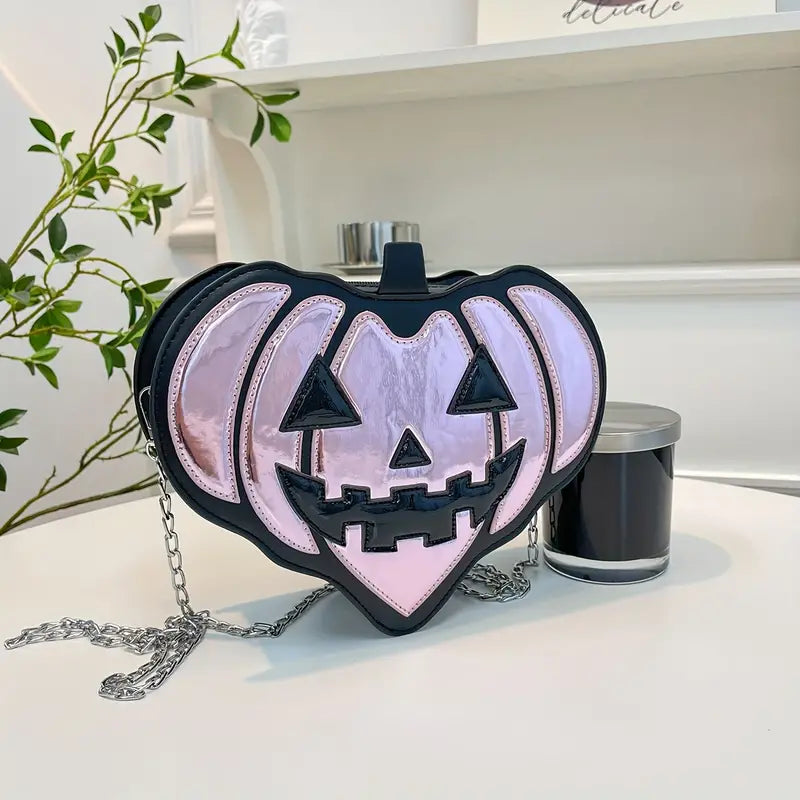 Heart Jack-O-Lantern Purse