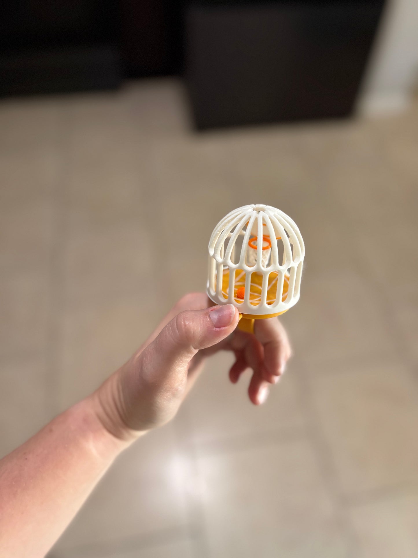 Made by Mike: Mini Basketball Finger Ring Fidget Game