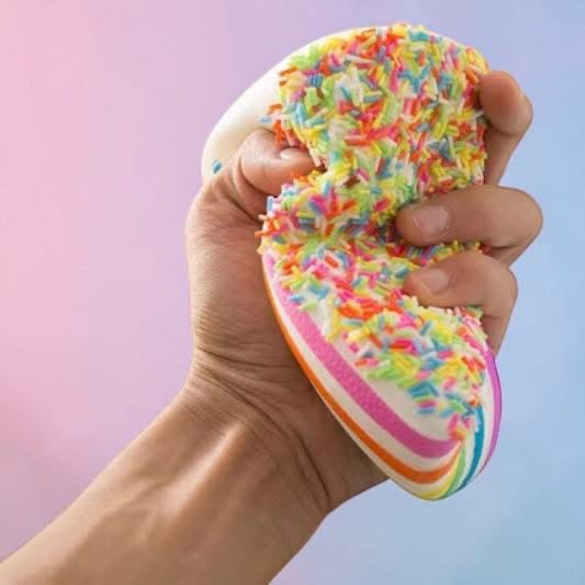 RTS Viral Large Rainbow Cake Squishy