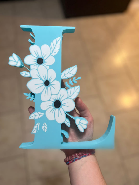 Made by Mike: Floral Letter Decor