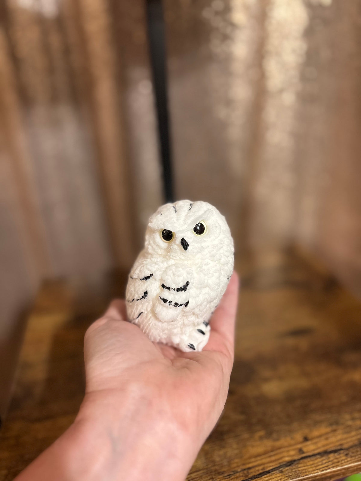 Snow Owl Furry Taba Squishy