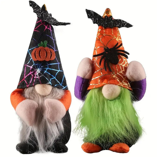 Halloween Spider Web Hat Gnome Set