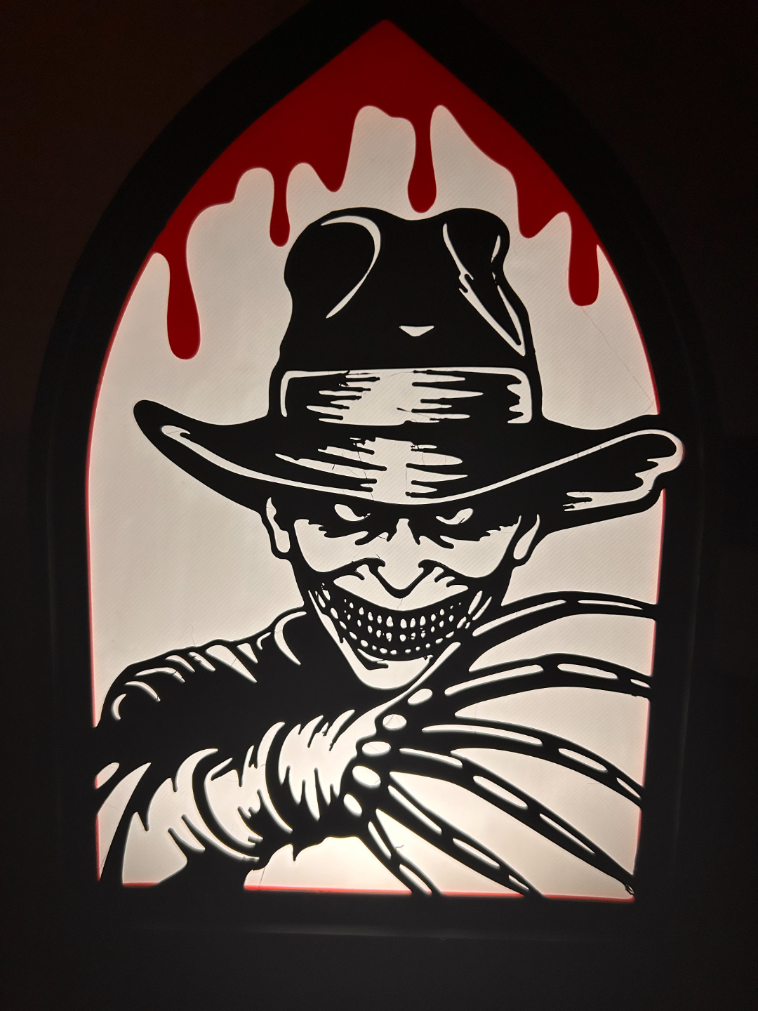 Made by Mike: Horror Silhouette Window Lightbox