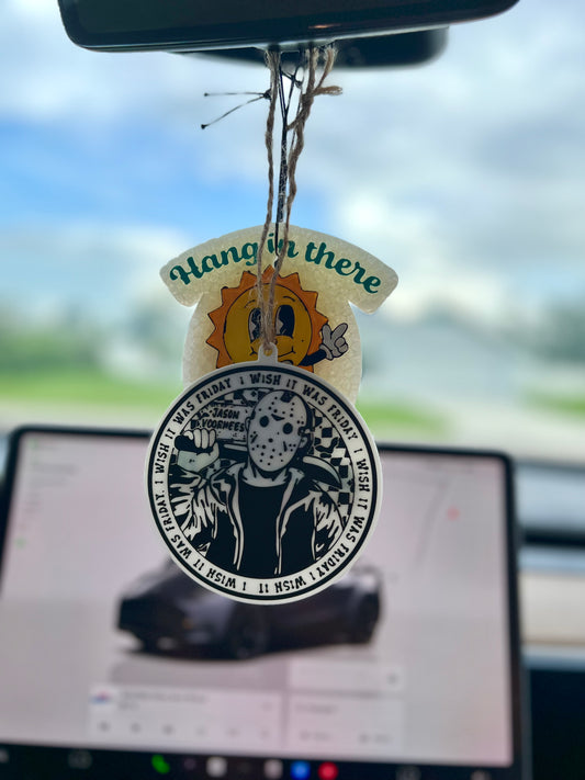 Made by Mike: I Wish It Was Friday Car Ornament