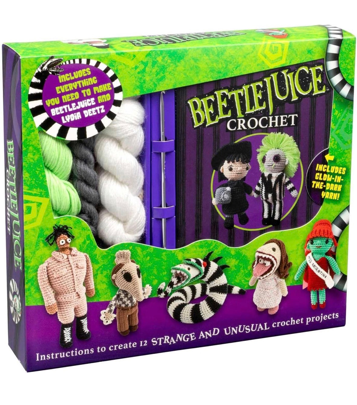 Damaged Box SPECIAL - Beetlejuice & Lydia Deetz Crochet Kit
