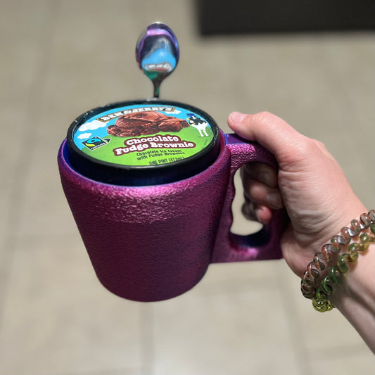 Made by Mike: Ice Cream Pint Mug with Spoon Slot