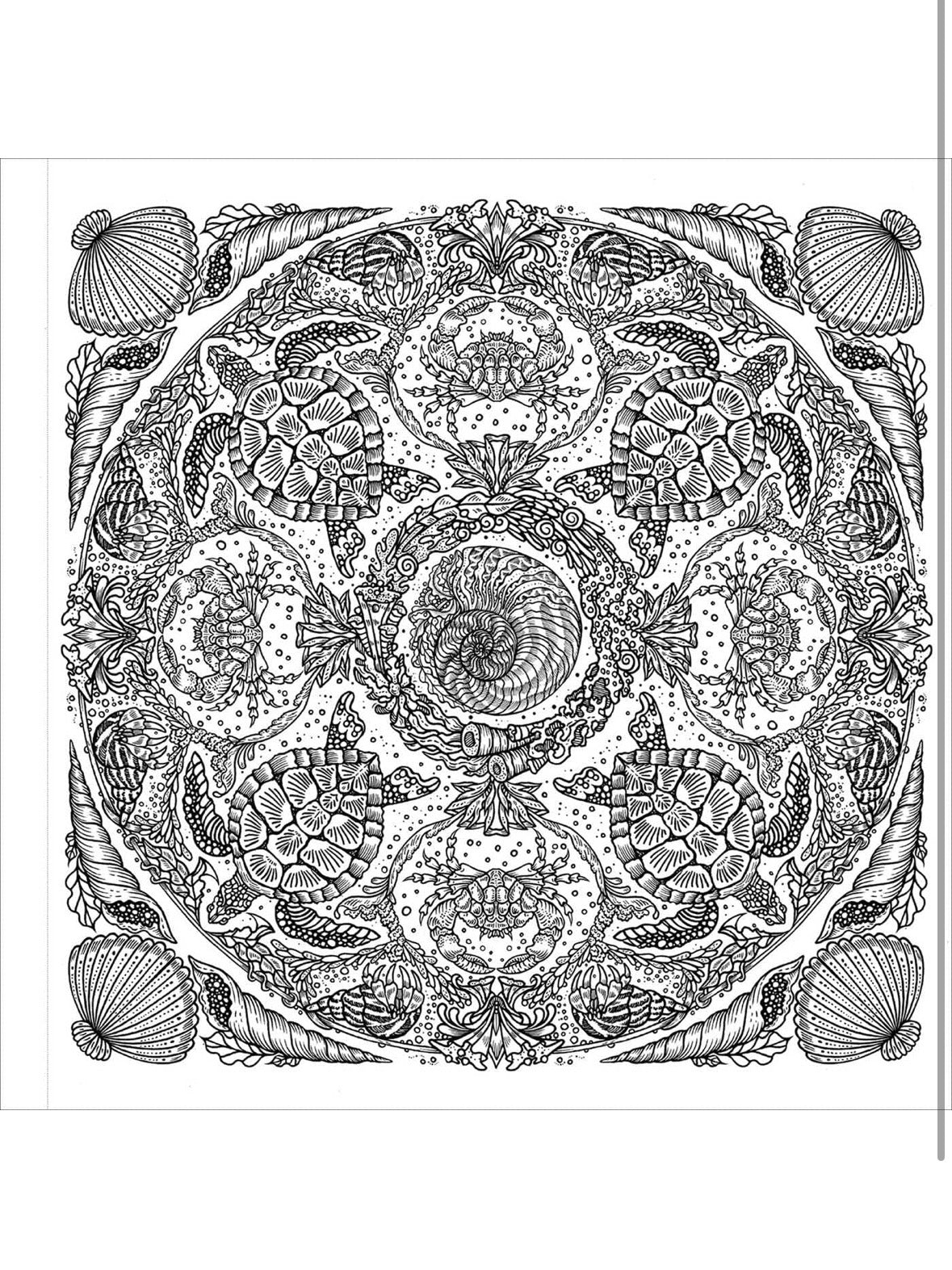 Nature Mandalas Coloring Book: A Coloring Meditation