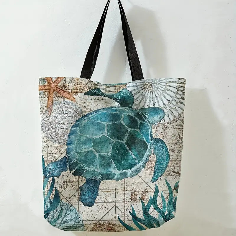 Vintage Turtle Tote