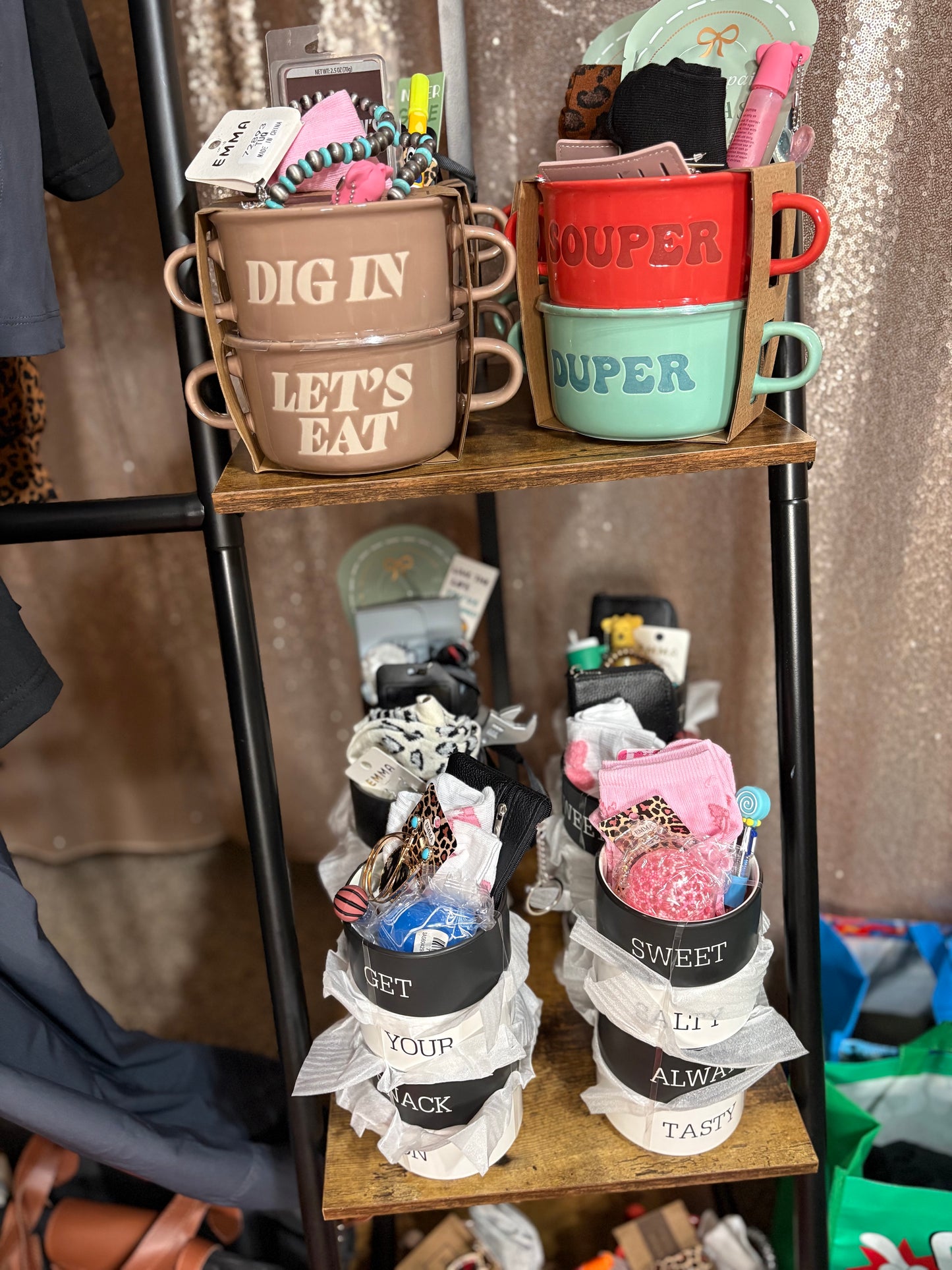 SOUP-er Snacks Pick a Piece Ceramic Containers