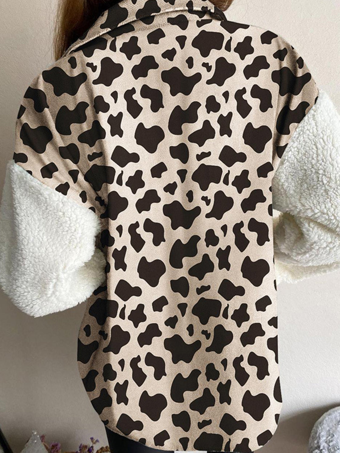 Fuzzy Button Up Long Sleeve Jacket - 5 Colors!