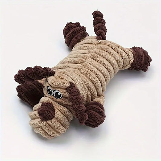 Plush Brown Dog Dog Toy