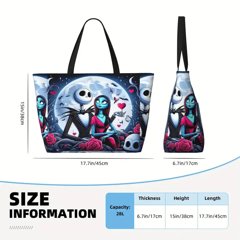 Skeleton Love Tote Purse