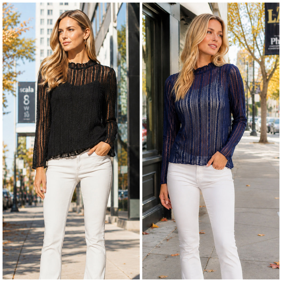 Sunshine & Rodeo Lace Mesh Layering Top - 4 Fall Colors!