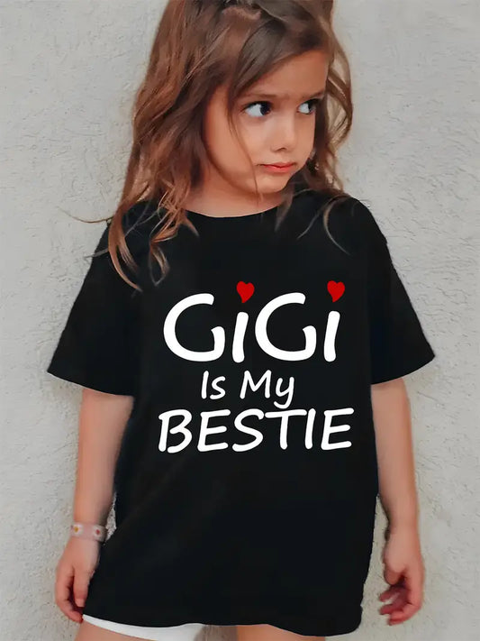 Gigi Is My Bestie Kids Top