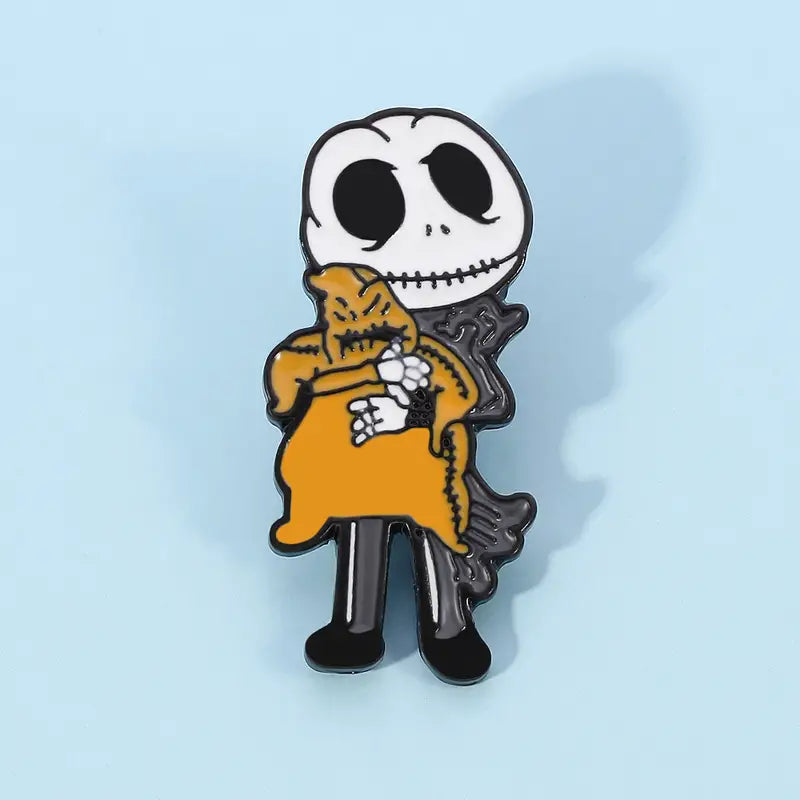 Doll Skeleton Pin