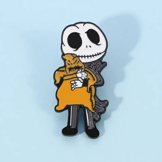 Doll Skeleton Pin