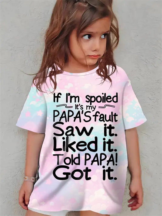 If I'm Spoiled Kids Graphic Tee