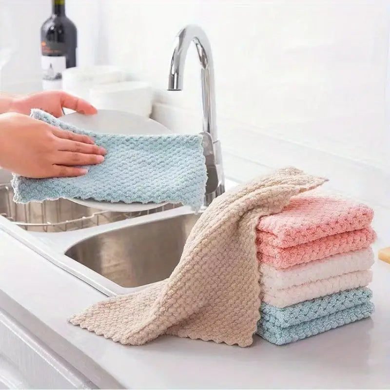 5 Mystery Color Microfiber Towels