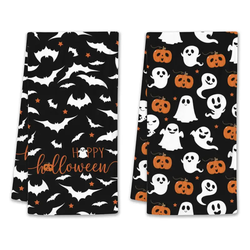 Happy Halloween Dish Towel Set