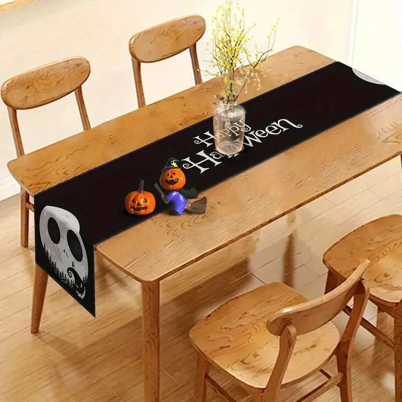 Moon Skeleton Table Runner