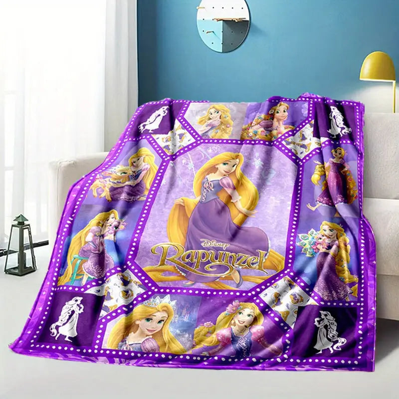 Long Hair Princess Fleece Blanket