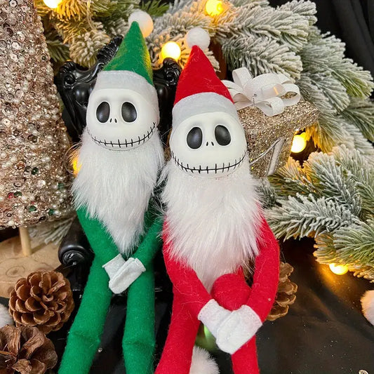 Skeleton Christmas Doll - 2 Color Options!