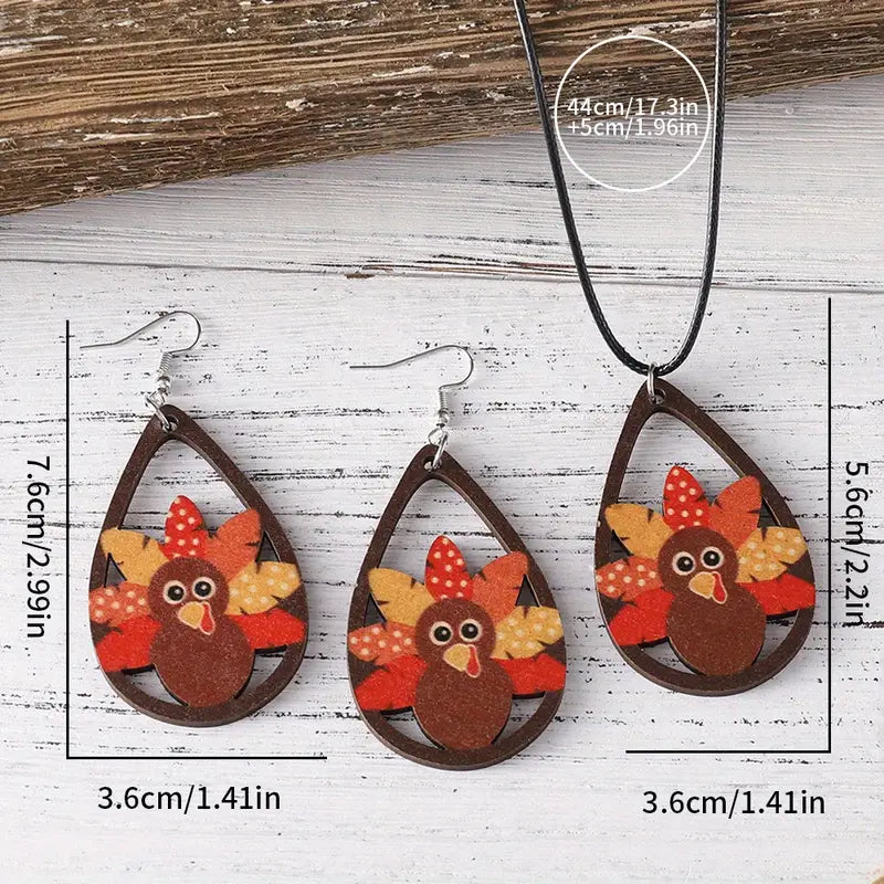 Turkey Earring Necklace Set