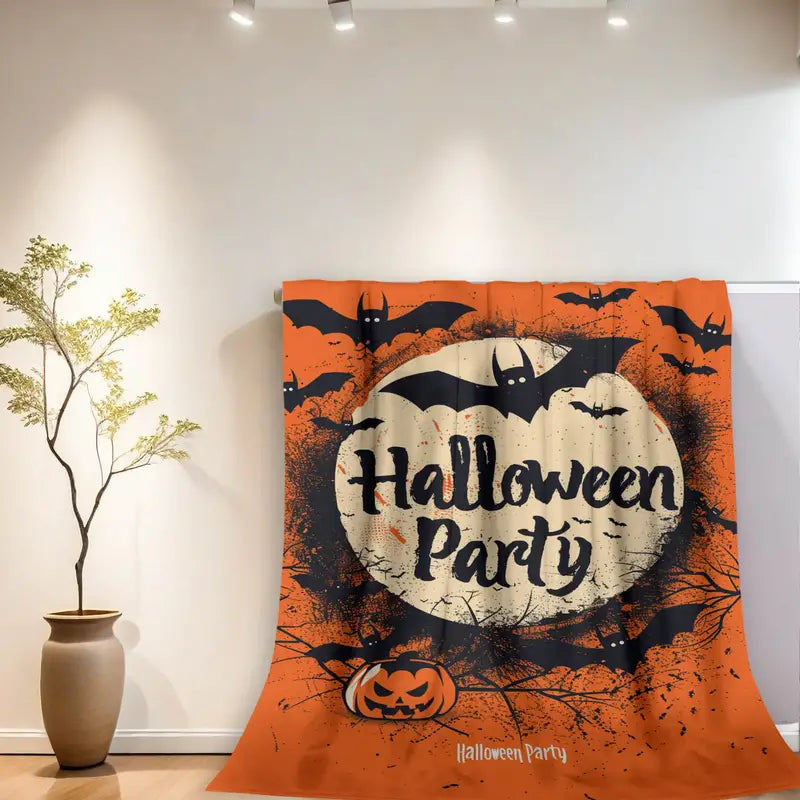 Halloween Party Fleece Blanket