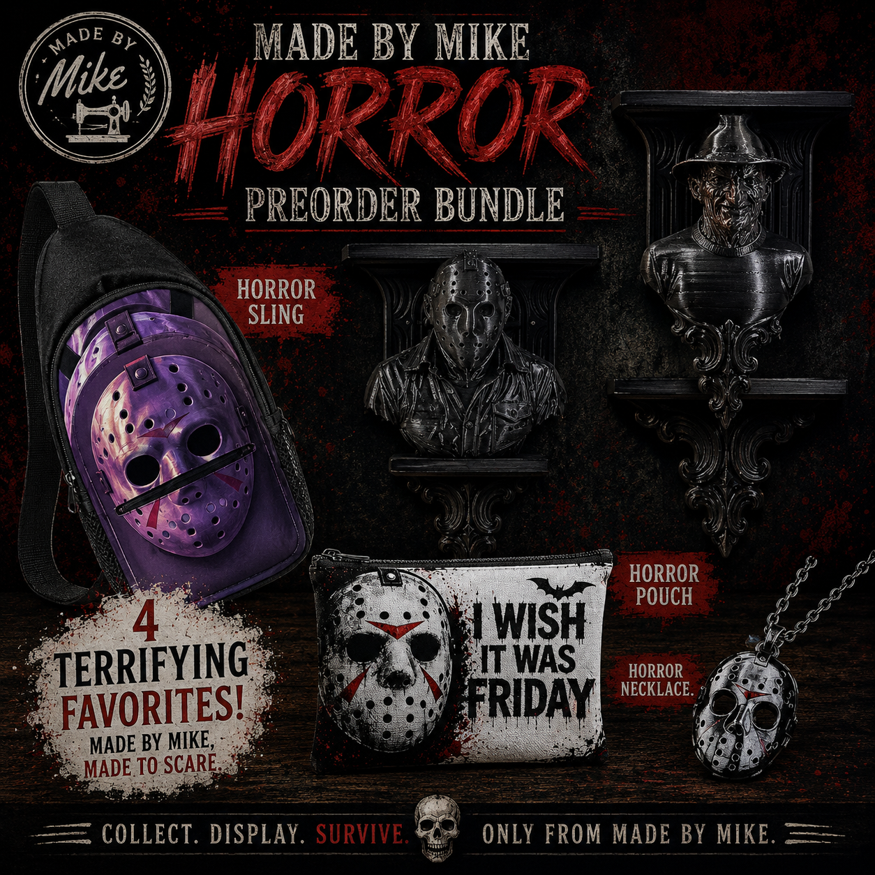 Made by Mike Horror Shelves Bundle PREORDER