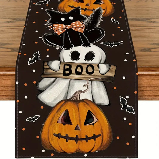 Boo Ghost Table Runner