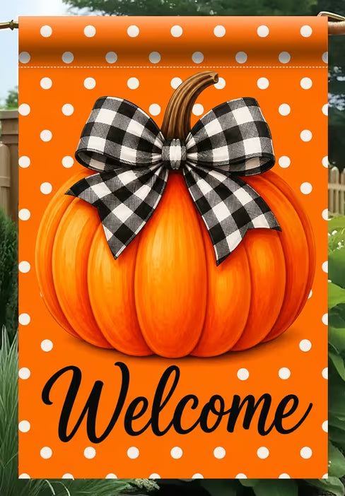 Pumpkin Garden Flag