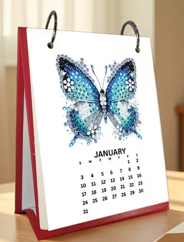 Preorder Butterfly Diamond Art Desk Calendar Kit