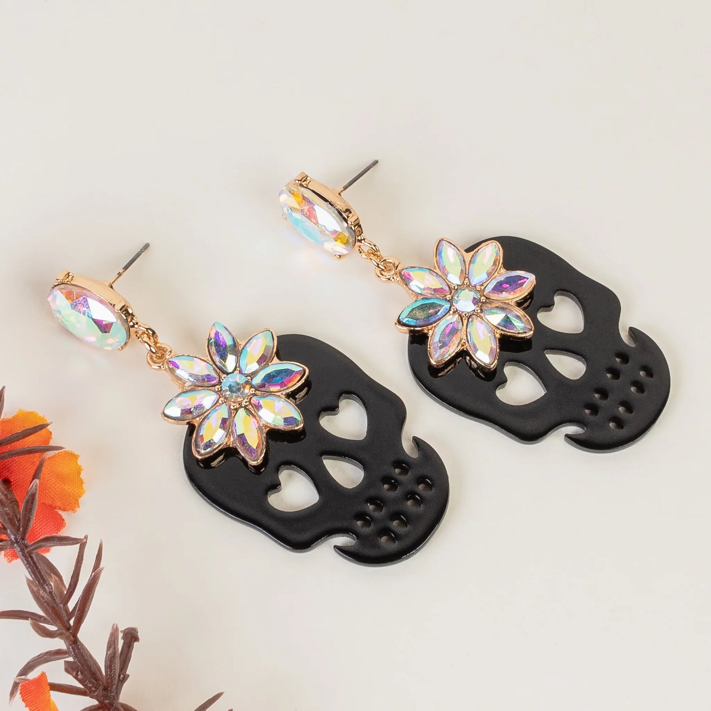 Skull Earrings - AB