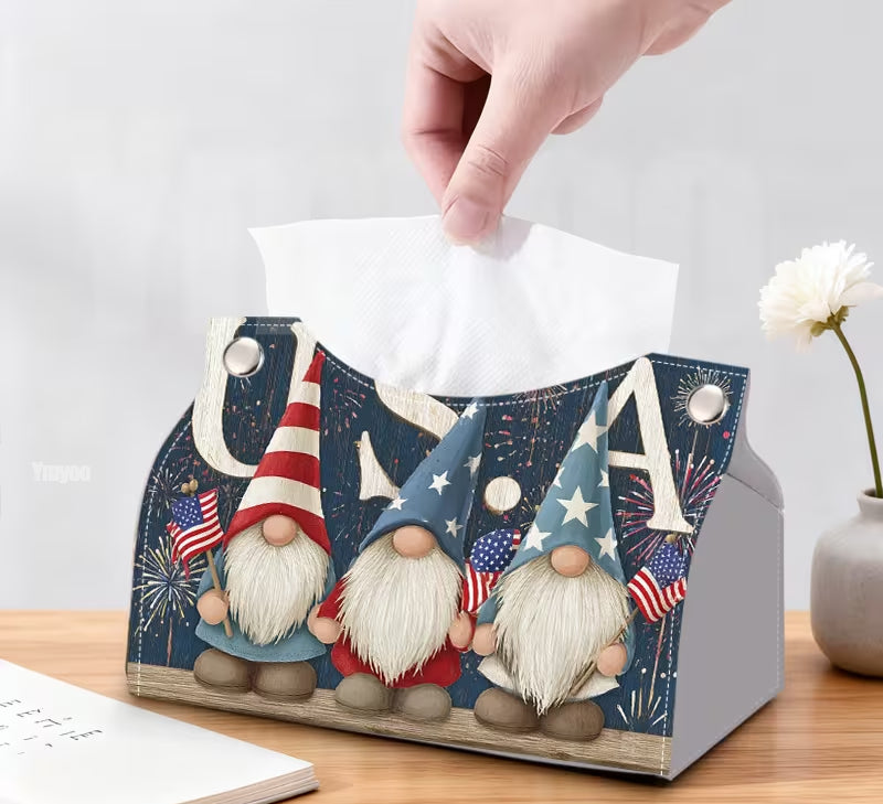 Preorder USA Gnomes Tissue Box