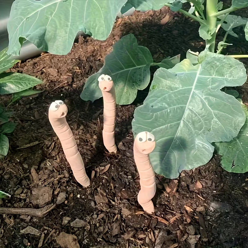 1 Cute Worm Plant Decorations