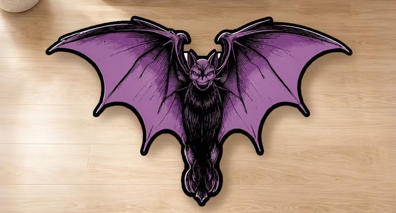 Bat Shaped Bath/Bedroom/Kitchen Rug