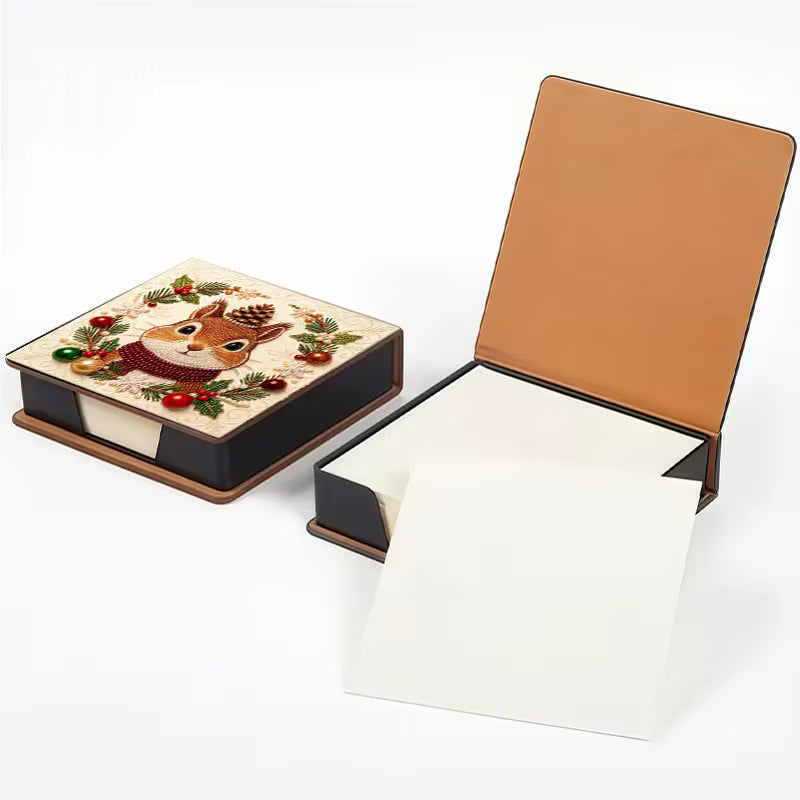 Christmas Squirel Note Box Pearl Painting Kit
