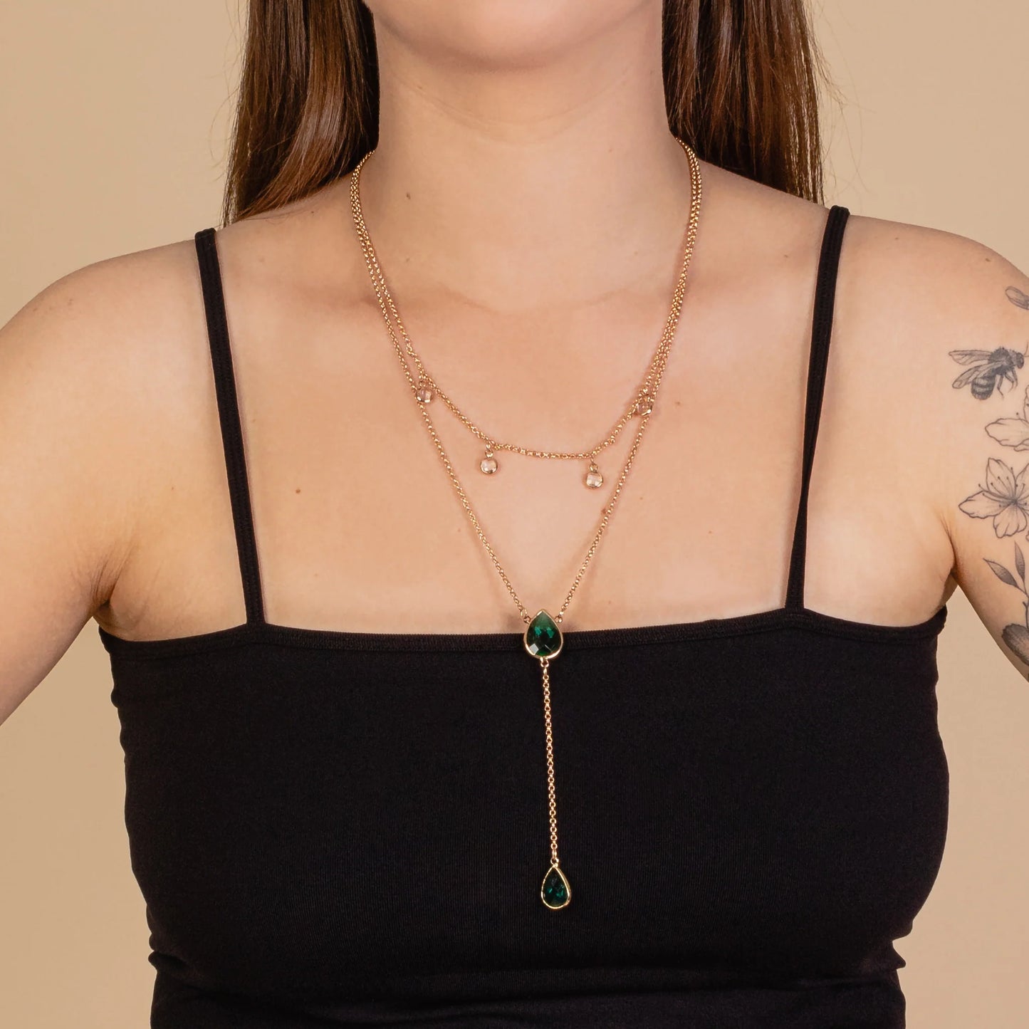 MERCURY - Dainty Layered Necklace - Gold