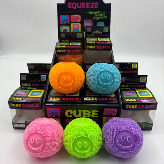 RTS Mystery Color "Fuzzy" Smiley Ball Squishy