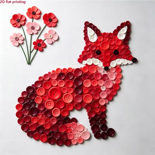 Preorder Fox Button Painting Kit