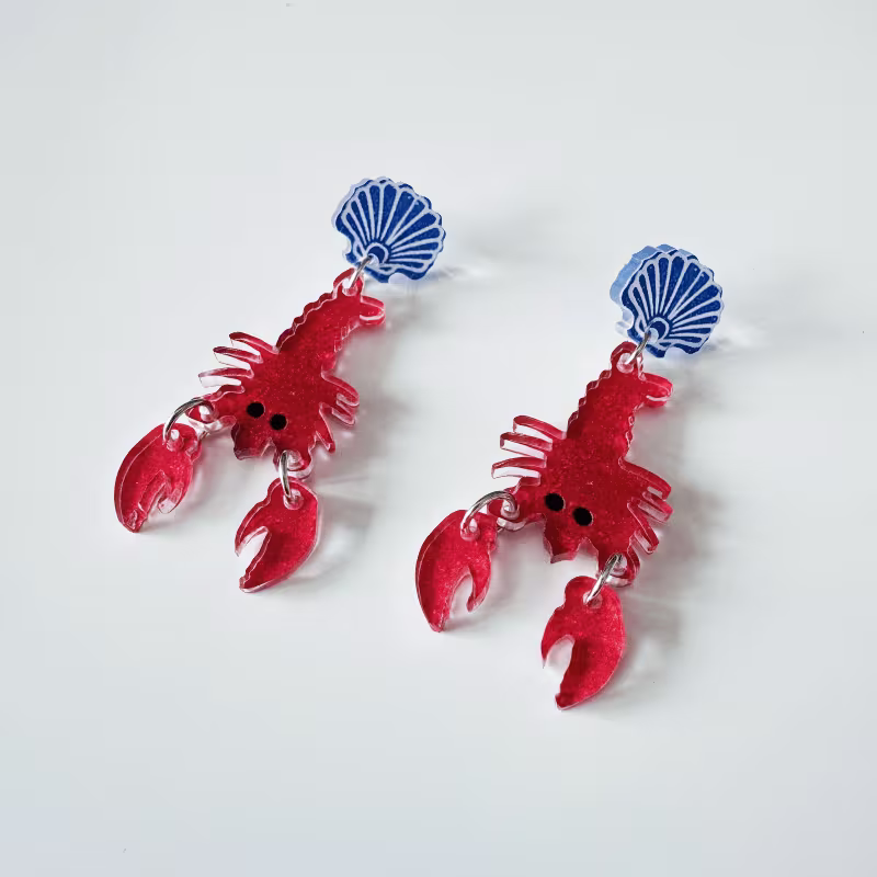 Lobster Earrings