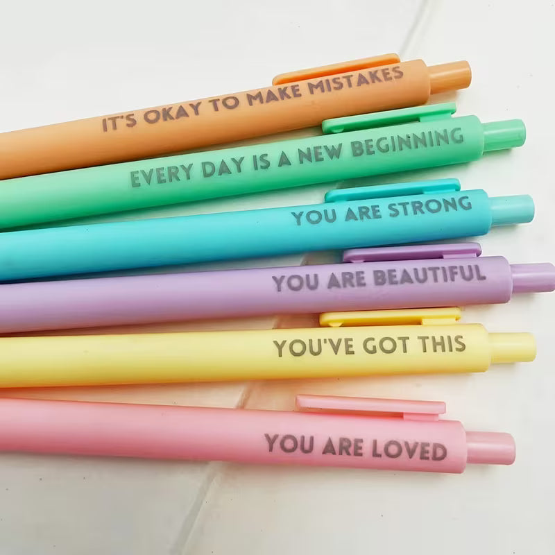 6 IInspirational Quotes Pens