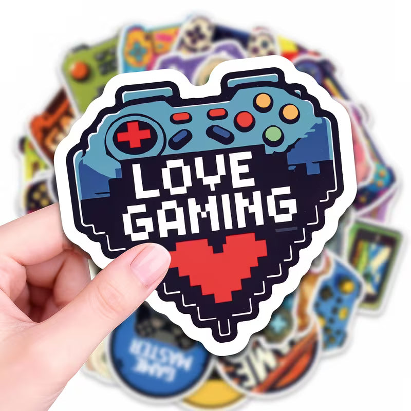 25 Gamer Stickers