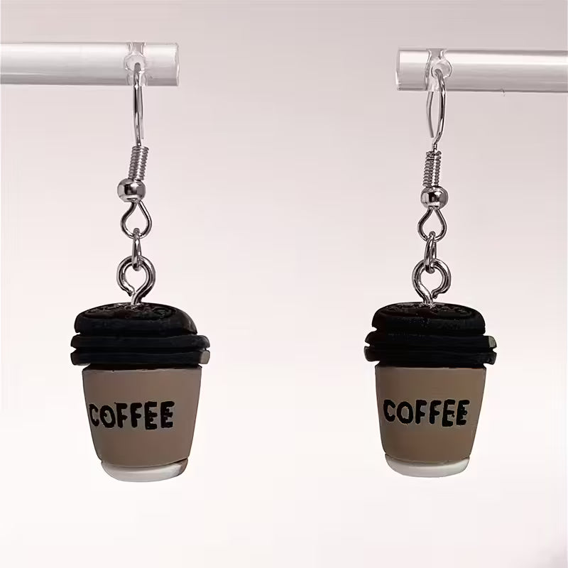 Coffee Earrings
