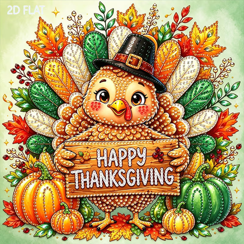 Preorder Happy Thanksgiving Pearl Painting Kit