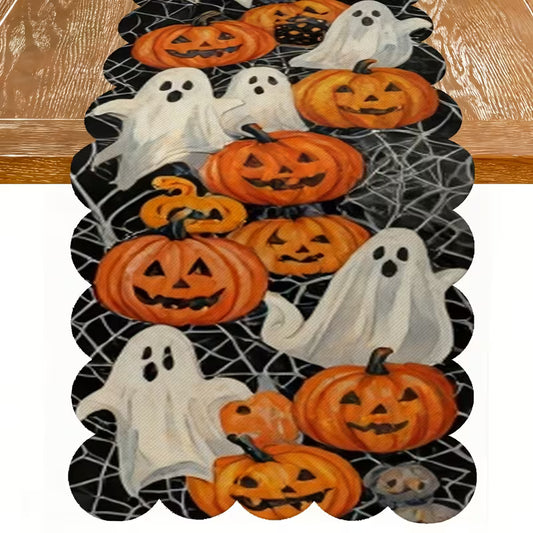 Preorder Ghosts & Pumpkins Table Runner