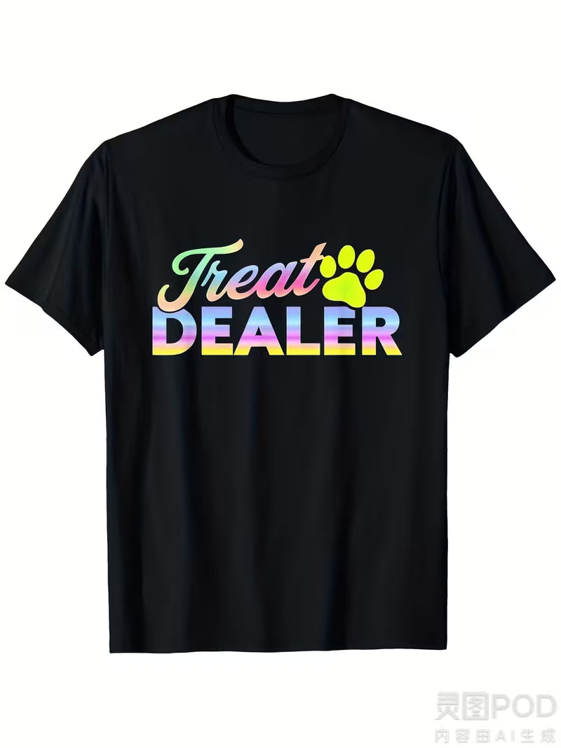 Unisex Treat Dealer Vinyl Graphic T-Shirt