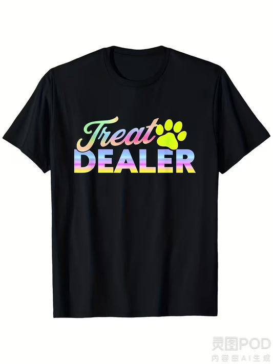 Unisex Treat Dealer Vinyl Graphic T-Shirt